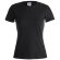 Camiseta Mujer Color keya 150 gr Negro