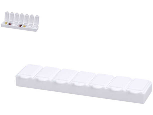 Pastillero semanal Keyon con 7 compartimentos de cierre seguro detalle 1