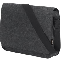 Bandolera Ganter de fieltro RPET reciclado negro