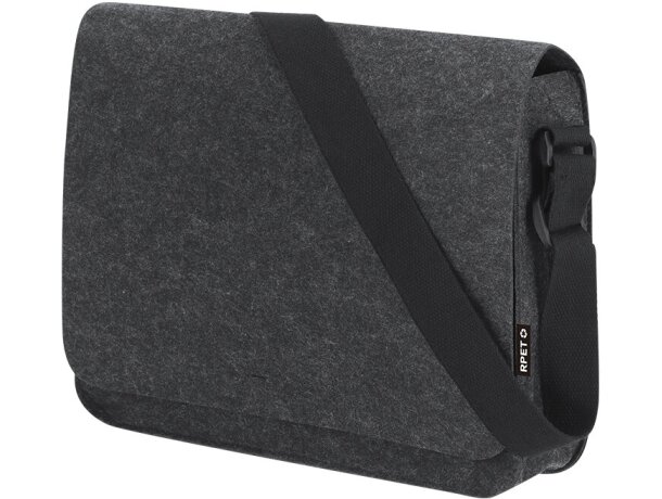 Bandolera Ganter de fieltro RPET con compartimento para portátil detalle 1