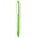 Bolígrafo de colores con clip blanco verde claro