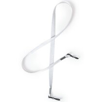 Cinta para gafas de poliéster blanca personalizada