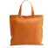 Bolsa cuadrada de no tejido naranja