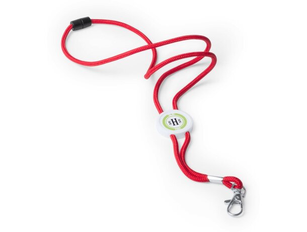 Lanyard barato de poliéster con enganche barata