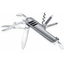 Navaja de acero detalles negros