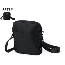 Bandolera Simun en poliéster reciclado RPET negro