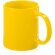 Taza de cerámica Zifor de desayuno de colores para empresas amarillo