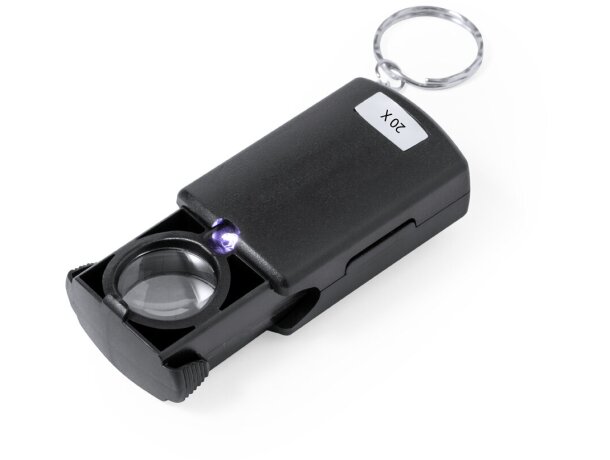 Lupa llavero Kondes 20x con luz LED integrada detalle 3