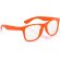 Gafas en varios colores flúor personalizada naranja fluorescente