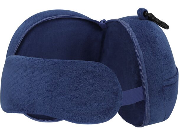 Almohadilla viaje Pansir con antifaz y reposacabezas plegable detalle 3