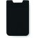 Funda de silicona multiusos para smartphone negra con logo