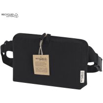 Riñonera bandolera Koban canvas reciclado negro