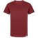 Camisetas manga corta algodón reciclado unisex 150 g/m2 Rojo