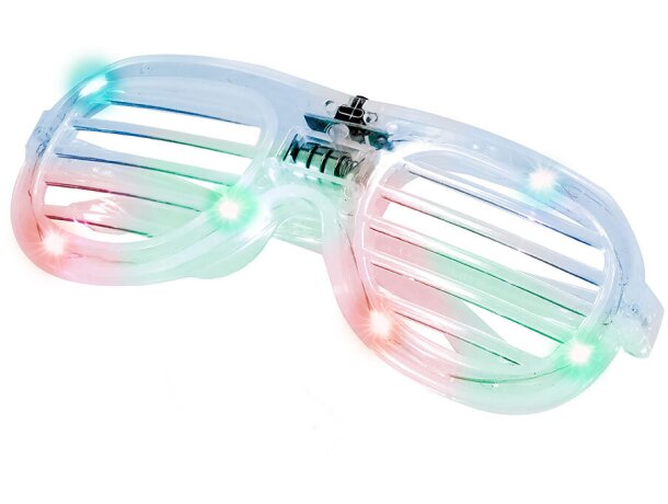 Gafas Tarsem con 6 luces LED y lentes de rejilla translúcida detalle 3