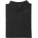 Polo manga corta unisex algodón 180 gr negro barato