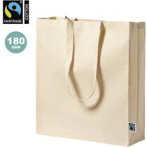 Bolsa de algodón Elatek fairtrade 180g comercio justo certificado