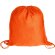 Mochila saco de gran capacidad con cuerdas naranja grabada