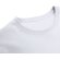 Camiseta adulto blanca algodón ring spun cuello redondo Epika detalle 4