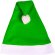 Gorro de Papa Noel en colores personalizado verde