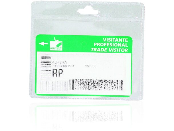 Identificador Itransparente de pvc personalizado
