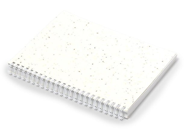 Cuadernos promocionales con semillas bitar papel plantable y tapas blandas detalle 9