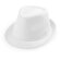 Sombrero Likos para fiestas ala corta blanco