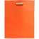 Bolsa non woven plana naranja con logo