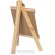 Pizarra de madera con atril Blerim para escritura con tiza detalle 3