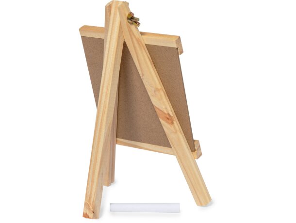 Pizarra de madera con atril Blerim para escritura con tiza detalle 3
