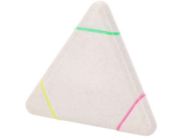 Marcador fluorescente Mocar de caña de trigo con tres colores detalle 2