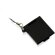 espejo de aluminio de mujer personalizado negro