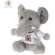 Peluche elefante Brekalo gris con camiseta
