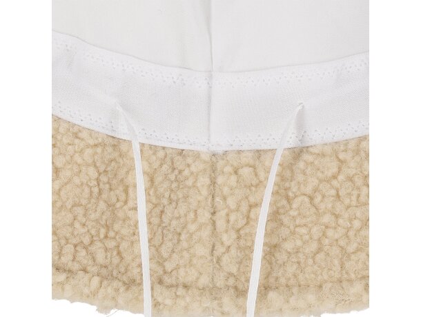 Gorro Timoty en sherpa con cordón ajustable detalle 2