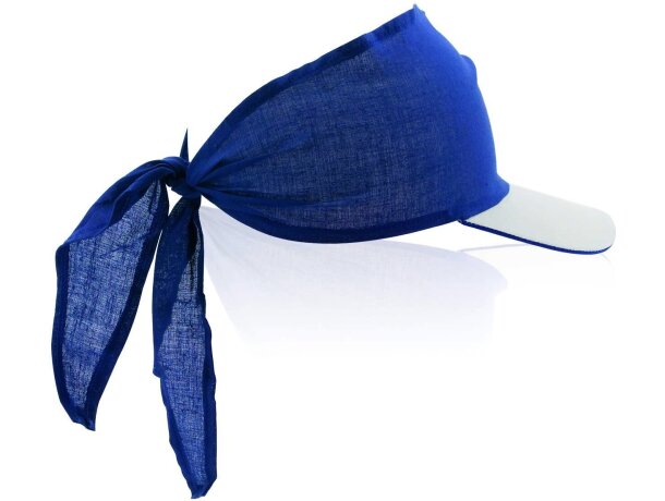 Visera con pañuelo de colores Visera con pañuelo de colores
