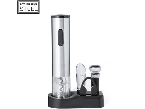Set vinos Magnar con sacacorchos eléctrico y accesorios detalle 1
