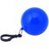 Llavero bola poncho personalizado azul