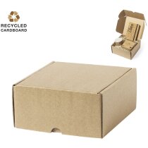 Caja welcome pack cartón reciclado kraft Ciril