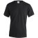 Camiseta adulto keya organic color negro