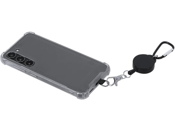 Soporte extensible Natiju con mosquetón giratorio metálico detalle 2