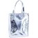 Bolsa de non woven laminado brillante para comprar personalizada plata