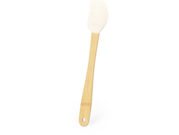Paleta de cocina Aloria bambú y silicona sostenible detalle 2