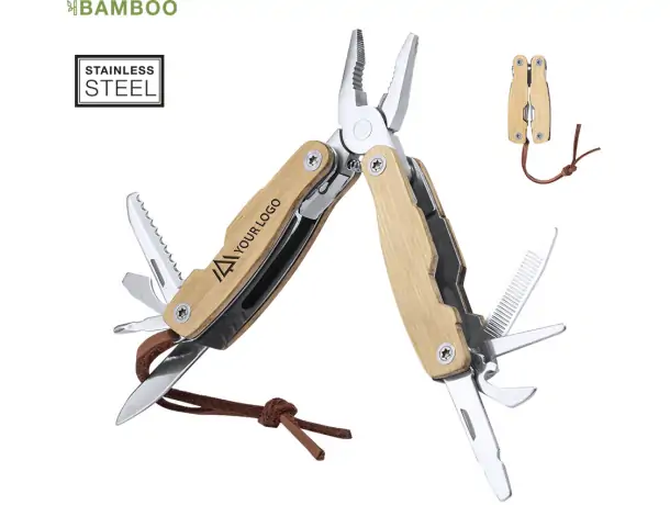 Multiherramientas de bambú para regalar | Desde 2,82€
