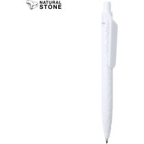 Zircon blanco con extractos piedra natural y clip