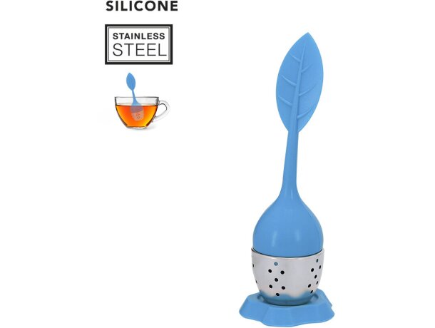 Infusor de té Ponar acero inoxidable y silicona detalle 1