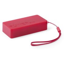 Batería personalizado portátil con 4000 mah y diseño juvenil personalizada roja