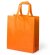 Bolsa de no tejido laminado mate Kustal Naranja