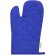 Manopla de cocina Kinix en algodón orgánico con goma Azul