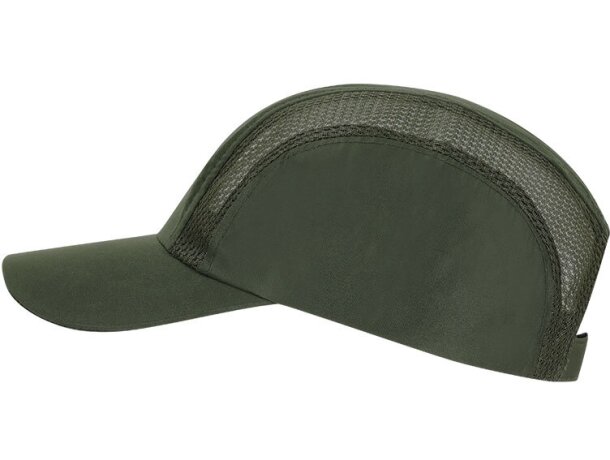 Gorra deportiva Hakos con microfibra y paneles de redecilla detalle 3
