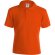 Polo Niño Color "keya" Yps180 Naranja