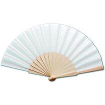 Abanico Folklore plegable madera poliéster colores